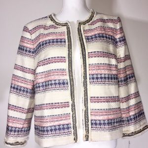 Tahari Framed Striped blazer